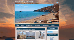 Desktop Screenshot of milosholidays.gr