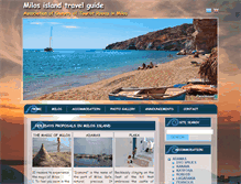 Tablet Screenshot of milosholidays.gr